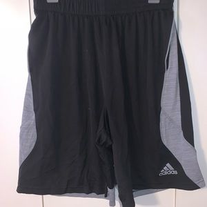 Men’s L Black and Grey Basketball Shorts